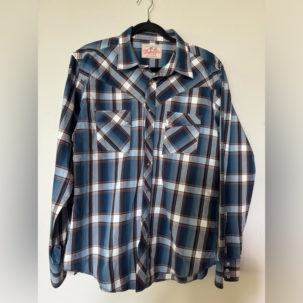 Wrangler Plaid Snap Shirt